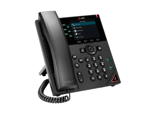 HP Poly VVX 350 - VoIP-telefon treveis anropskapasitet SIP, SDP 6-...