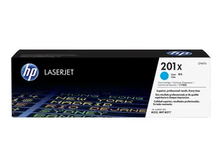 HP 201X - Høy ytelse - cyan - original - LaserJet tonerpatron (CF401X) - for Color LaserJet Pro M252dn, M252dw, M252n, MFP M277c6, MFP M277dw, MFP M277n
