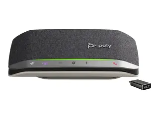 Poly Sync 20-M - Smart h&#248;yttalertelefon Bluetooth - kablet, tr&#229;dl&#248;s - USB-A, USB-C - svart - Certified for Microsoft Teams