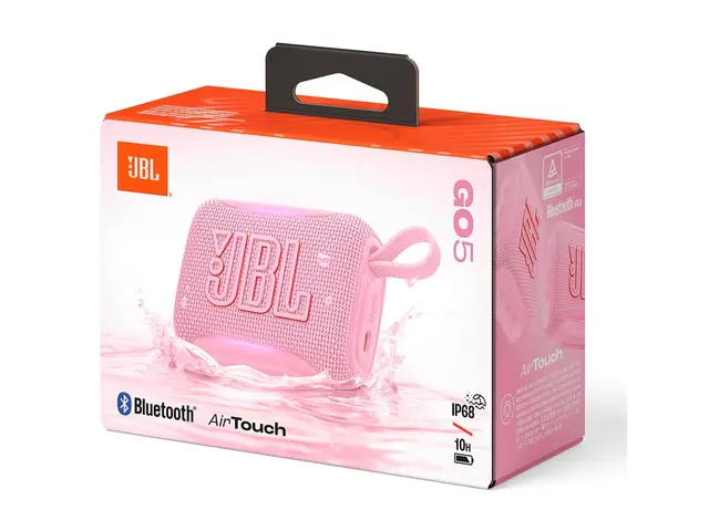 JBL Go 5 - Høyttaler - for bærbar bruk - trådløs Bluetooth - Appstyrt - 4.8 watt - rosa 