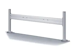 Neomounts FPMA-DTB100 - Monteringssett (verktøysholder) fast - for 3 LCD-skjermer - sølv - skjermstørrelse: 10"-24" - klemmemonterbar