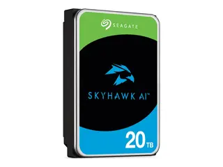 Seagate SkyHawk AI ST20000VE003 - Harddisk 20 TB - intern - 3.5" - SATA 6Gb/s - buffer: 512 MB - med 3-års Seagate Rescue Data Recovery