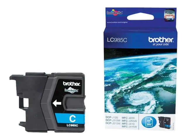 Brother LC985C - Cyan original blekkpatron for DCP-J140W, DCP-J315...
