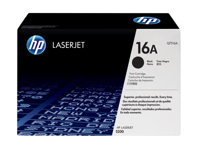 HP 16A - Svart - original - LaserJet - tonerpatron (Q7516A) - for ...