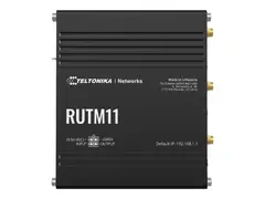 Teltonika RUTM11 - Tr&#229;dl&#248;s ruter - WWAN 4-portssvitsj 1GbE, PPP - Wi-Fi 5 - Dobbeltb&#229;nd - 3G, 4G - DIN-skinnemonterbar, veggmonterbar, overflatemonterbar