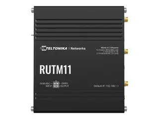 Teltonika RUTM11 - Tr&#229;dl&#248;s ruter - WWAN 4-portssvitsj 1GbE, PPP - Wi-Fi 5 - Dobbeltb&#229;nd - 3G, 4G - DIN-skinnemonterbar, veggmonterbar, overflatemonterbar