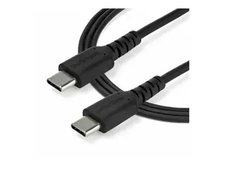 STARTECH 1M USB C CABLE BLACK HIGH QUALITY ARAMID FIBER