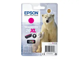 Epson 26XL - 8.7 ml - XL - magenta - original blister - blekkpatron - for Expression Premium XP-510, 520, 600, 605, 610, 615, 620, 625, 700, 710, 720, 800, 810, 820