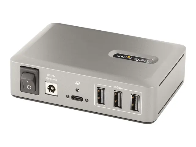 StarTech.com 10-Port USB-C Hub, 8x USB-A + 2x USB-C, Self-Powered ...
