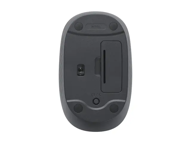 Logitech M196 - Mus høyre- og venstrehåndet optisk 3 knapper trådl...