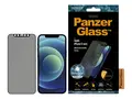 PanzerGlass Original - Skjermbeskyttelse for mobiltelefon glass - med personvernsfilter - 5.4" - svart - for Apple iPhone 12 mini