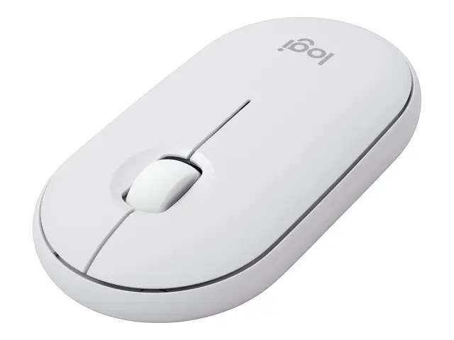 Logitech Pebble Mouse 2 M350s - Mus optisk 3 knapper trådløs Bluet...