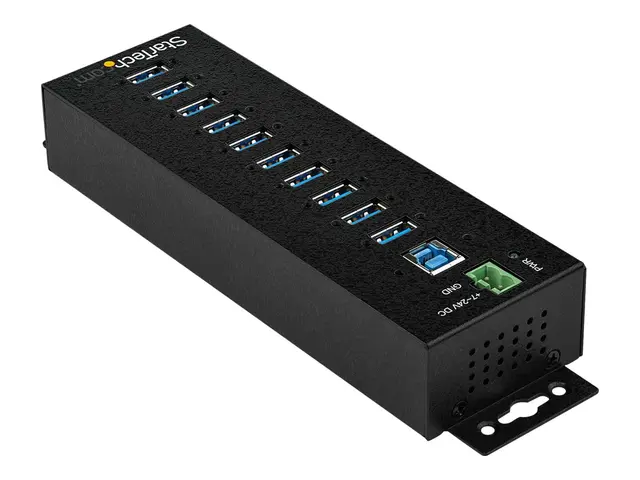 StarTech.com 10 Port USB Hub with Power Adapter, Surge Protection,...