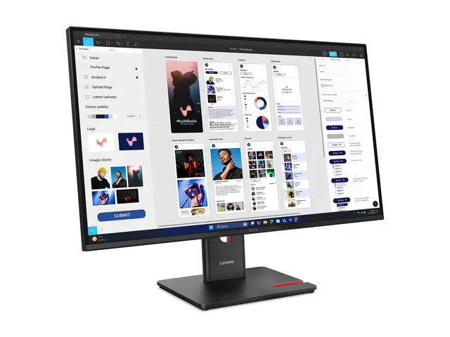 Lenovo ThinkVision T32UD-40 - LED-skjerm 32" (31.5" synlig) 3840 x...