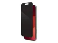 ZAGG InvisibleShield Glass Elite Privacy Skjermbeskyttelse for mobiltelefon - glass - med personvernsfilter - 2-veis - for Apple iPhone 15 Plus