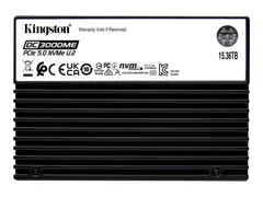 Kingston DC3000ME - SSD - Enterprise - kryptert 15.36 TB - intern - 2.5&quot; - U.2 PCIe 5.0 x4 (NVMe) - 256-bit AES - TCG Opal Encryption 2.0
