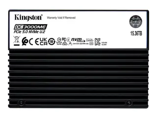 Kingston DC3000ME - SSD - Enterprise - kryptert 15.36 TB - intern - 2.5&quot; - U.2 PCIe 5.0 x4 (NVMe) - 256-bit AES - TCG Opal Encryption 2.0