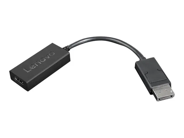 Lenovo - Video adapter DisplayPort hann til HDMI hunn 22.5 cm svar...