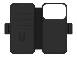 KEY Nordfjord - Lommebok for mobiltelefon polyuretanl&#230;r, stoff - svart - for Apple iPhone 17 Pro
