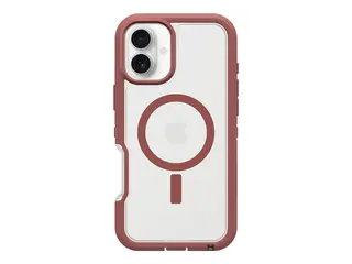 OtterBox Defender Series XT - Baksidedeksel for mobiltelefon MagSafe-samsvar - mursteinsrød - for Apple iPhone 16 Plus