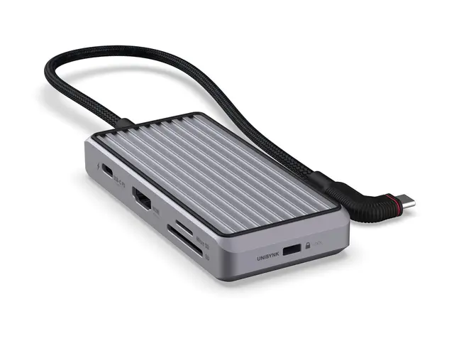 Unisynk - dokkingstasjon USB-C HDMI 1GbE