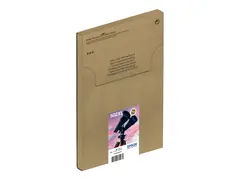 Epson 502XL Multipack - 4-pack - pigmentert svart, gul, cyan, magenta original - postbar - blekkpatron - for Expression Home XP-5100, 5105, 5150, 5155; WorkForce WF-2860, 2865, 2880, 2885