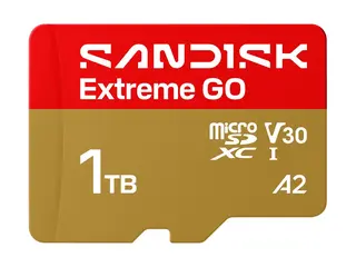 SanDisk Extreme Go - Flashminnekort - 1 TB A2 / Video Class V30 / UHS-I U3 - microSDHC UHS-I