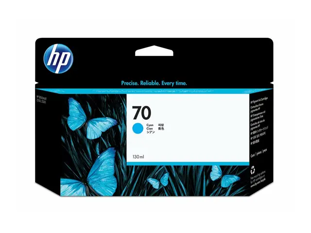 HP 70 - 130 ml cyan original DesignJet blekkpatron for HD Pro MFP,...