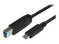 StarTech.com USB C to USB B Printer Cable 6 ft / 2m - USB C Printer Cable - USB C to USB B Cable - USB Type C to Type B (USB315CB2M) - USB-kabel - 24 pin USB-C til USB Type B - 2 m