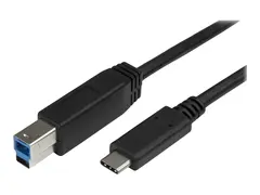 StarTech.com USB C to USB B Printer Cable 6 ft / 2m - USB C Printer Cable - USB C to USB B Cable - USB Type C to Type B (USB315CB2M) - USB-kabel - 24 pin USB-C til USB Type B - 2 m