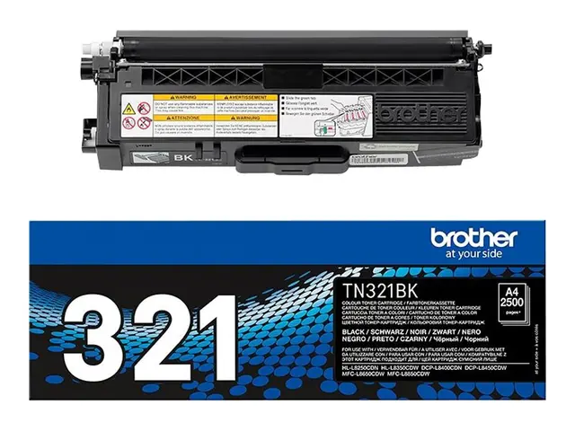 Brother TN321BK - Svart original tonerpatron for DCP-L8400CDN, DCP...