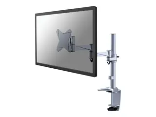 Neomounts FPMA-D1330 - Monteringssett - full bevegelse for LCD-skjerm - sølv - skjermstørrelse: 10"-30" - klemmemonterbar, malje, skrivebordsmonterbar