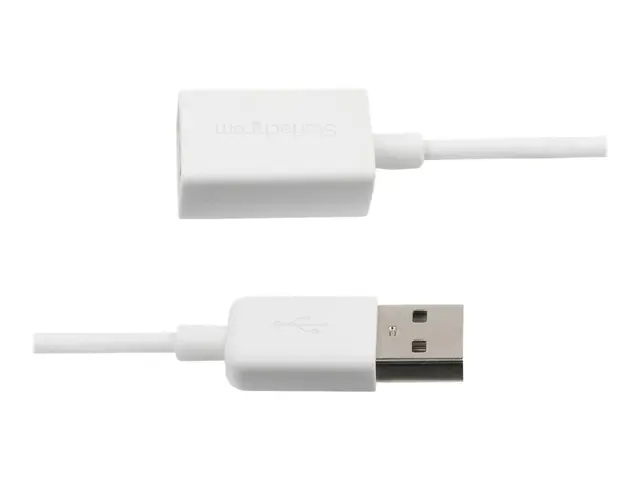 StarTech.com 1m White USB 2.0 Extension Cable Cord - A to Male Fem...