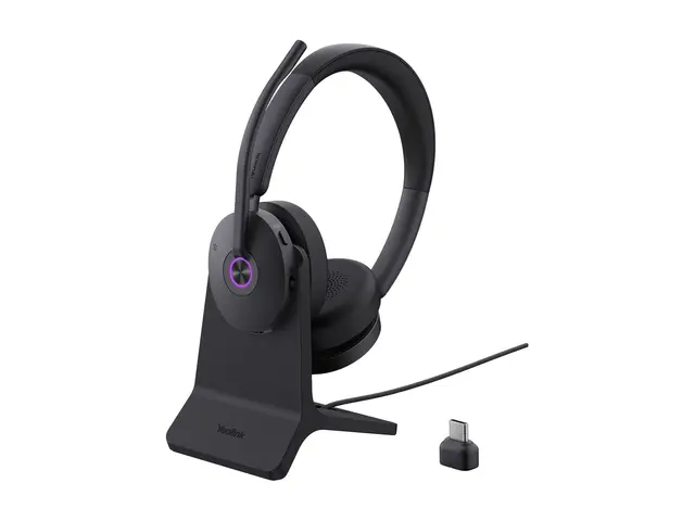 Yealink BH74 Teams - Hodesett on-ear Bluetooth trådløs aktiv støyd...
