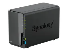 Synology Disk Station DS224+ - NAS-server RAID 0, 1, JBOD - RAM 2 GB - Gigabit Ethernet - iSCSI st&#248;tte