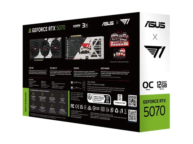 ASUS T1 - OC Edition - grafikkort - GeForce RTX 5070 - 12 GB GDDR7...