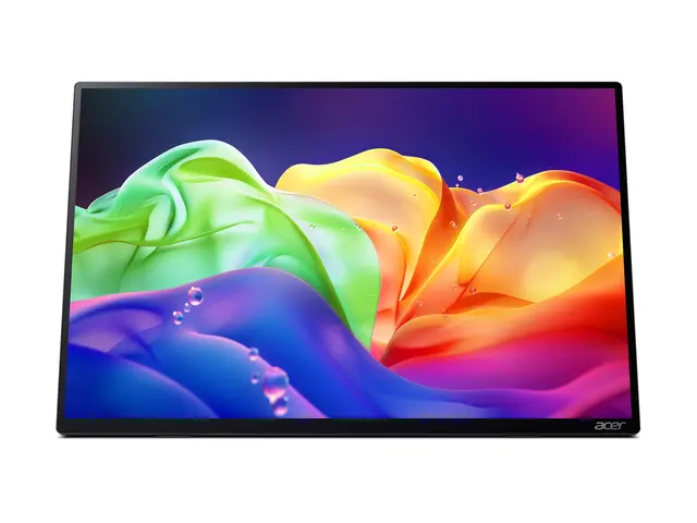 Acer ProDesigner PE160WUT smiuux - PE Series OLED-skjerm - 16" - portabel - berøringsskjerm - 2880 x 1800 - 350 cd/m² - 100000:1 - HDR10 - 1 ms - HDMI, 2xUSB-C - høyttalere - sølv 