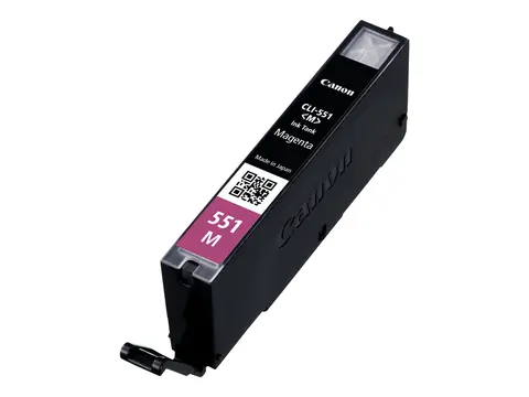 Canon CLI-551M - 7 ml - magenta - original blekkbeholder - for PIXMA iP8750, iX6850, MG5550, MG5650, MG5655, MG6450, MG6650, MG7150, MG7550, MX725, MX925