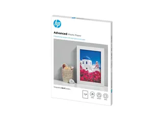HP Advanced Glossy Photo Paper Blank - 130 x 180 mm 25 ark fotopapir - for ENVY 50XX, 76XX; ENVY Inspire 7920; Officejet 52XX, 80XX; Photosmart B110, Wireless B110