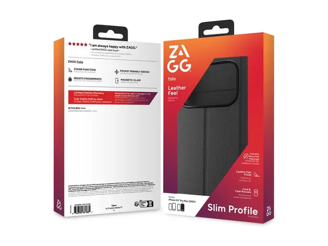 Zagg - Lommebok for mobiltelefon svart Apple iPhone 17 Pro Max