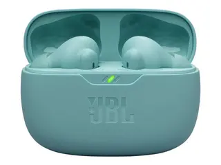 JBL Wave Beam 2 - True wireless-hodetelefoner med mikrofon i øret - Bluetooth - aktiv støydemping - blå