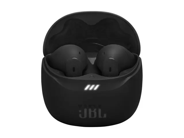 JBL TUNE Flex 2 - True wireless-hodetelefoner med mikrofon i øret - Bluetooth - aktiv støydemping - svart 