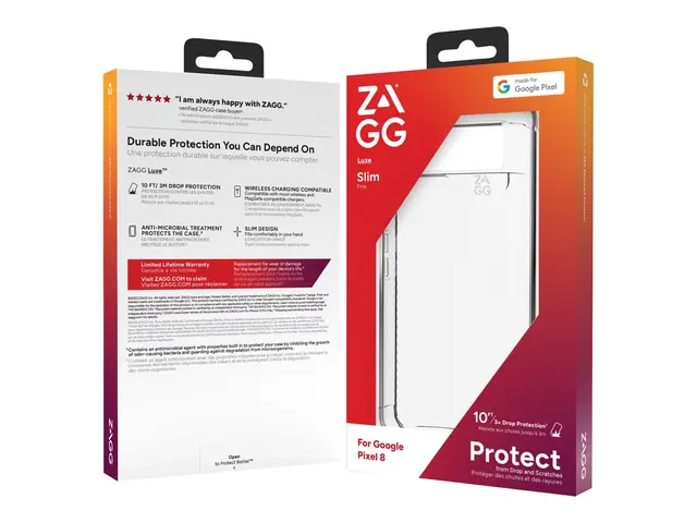 ZAGG Luxe - Baksidedeksel for mobiltelefon smal grafen blank Googl...