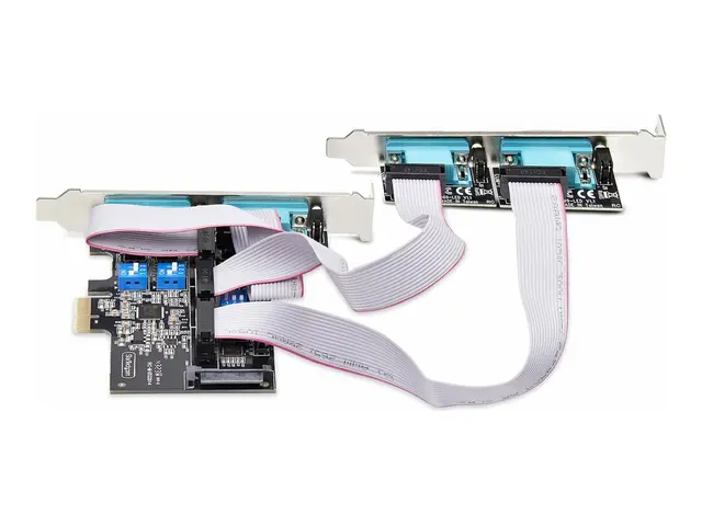 Startech 4-Port Serial PCIe Card, Quad-Port PCI Express to RS232/R...