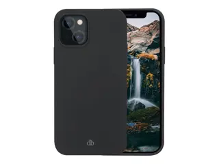 dbramante1928 Monaco - Baksidedeksel for mobiltelefon MagSafe-samsvar - 100 % resirkulert plast - nattsvart - for Apple iPhone 13 mini