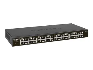 NETGEAR SOHO GS348 - Switch - ikke-styrt 48 x 10/100/1000 - stasjonær, rackmonterbar