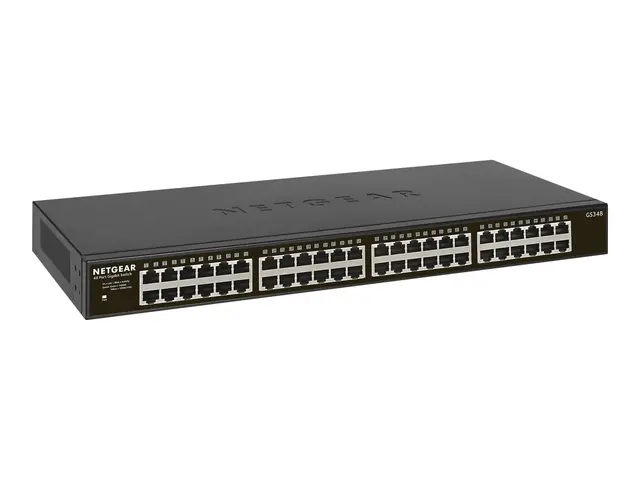 NETGEAR SOHO GS348 - Switch - ikke-styrt - 48 x 10/100/1000 - stas...