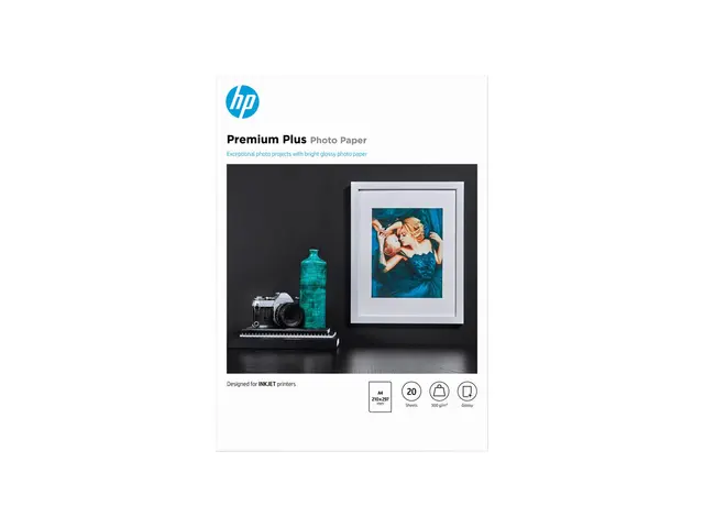 HP Premium Plus Photo Paper - Blank A4 (210 x 297 mm) 300 g/m² 20 ...