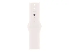 Apple - Bånd for smart armbåndsur - 40 mm S/M-størrelse - lys blush - for Watch Hermès Series 7, Hermès Series 9, SE 3, Series 10, Series 11, Series 8, Series 9