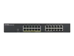 Zyxel GS1900-24EP - Switch - smart - 24 x 10/100/1000 (12 PoE) rackmonterbar, veggmonterbar - PoE (130 W)
